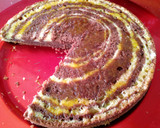 Foto del paso 9 de la receta: Bizcocho cebra borracho de naranja y chocolate