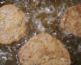 A picture of step 9 of Salted, Cod Patties, with Sauce.