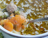 Tárkonyos húsgombócleves recept fázis 15 fotója