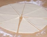 A picture of step 3 of Mexican Crescent Ring.