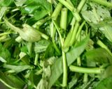 Foto langkah ke 3 dari resep Tumis kangkung terasi saos tiram.