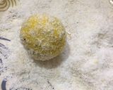 A picture of step 4 of Coconut ladoo.