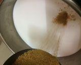 A picture of step 1 of Coconut milk sago with mango.