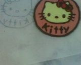 A picture of step 6 of Character Cake (Chocolate Decoration Plate) Kitty.