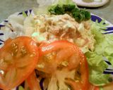 A picture of step 2 of sunshines chicken salad.