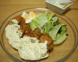 A picture of step 8 of Our Family's Chicken Nanban.