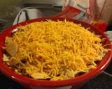 A picture of step 5 of Mexican Chicken Casserole.