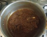 A picture of step 3 of پالک گوشت.