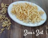 A picture of step 6 of Homemade raw Rice Fryums.