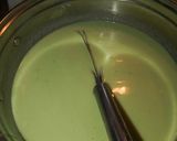 Foto langkah ke 2 dari resep Silky Puding Matcha Vla Stroberi.