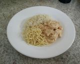 A picture of step 7 of Chicken Stroganoff w/ White Rice.