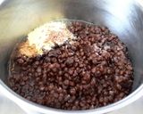 A picture of step 2 of Sig's Puy Lentils and Prawns over Tagliatelle.