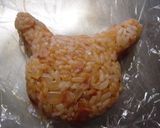 A picture of step 1 of Easy "Pikachu Omelette" Charaben.