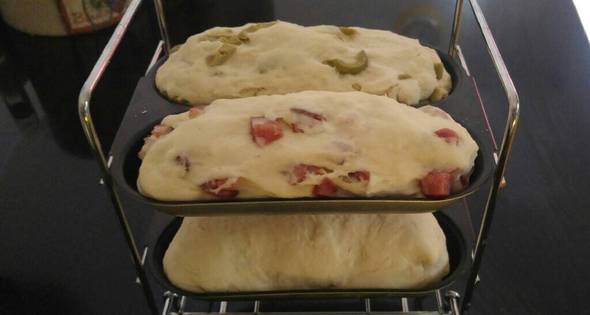 Como hacer Panes Saborizados Con Aceitunas, Jamón, Queso Y Salame | Cocinar  en casa