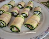 Foto del passaggio 5 della ricetta 🥒Involtini sfiziosi di zucchine e crudo🍖