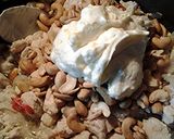 A picture of step 4 of Cashew chicken.