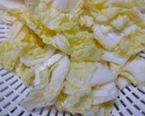 A picture of step 1 of For an Appetizer or Bento Dish Wasabi & Cheese Chinese Cabbage Meat Rolls.