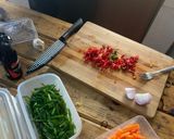 A picture of step 4 of Stirfry Sweet & Spicy Noodles.