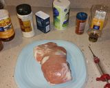A picture of step 2 of Tangy BBQ smoked pork roast.