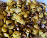 Foto del paso 4 de la receta: Patatas al horno con champiñones