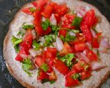 A picture of step 4 of Ragi uttapam.
