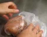 A picture of step 5 of Chicken Ham with Leek Sauce.