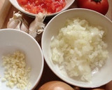 A picture of step 1 of Lentils and Bacon Soup.