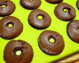 A picture of step 5 of Chocolate Pancake Mix Donuts with Shio-Koji.