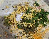 A picture of step 1 of Bajre Ka dhokla.