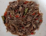 Foto langkah ke 4 dari resep Daging Tumis Pedas.