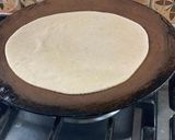 A picture of step 4 of Roti/Phulka.