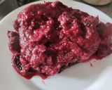 Foto del paso 6 de la receta: Berenjena🍆en salsa ahumada con champiñones🍄y remolacha🍄