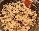 A picture of step 4 of Toffee Oatmeal Cookies.