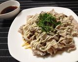 A picture of step 5 of Easy Mushroom and Pork Shabu with Mayo-Ponzu.