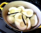 A picture of step 2 of Pear Compote Made with White Wine.