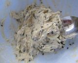 A picture of step 1 of No-Fuss One-Bowl Soft Sesame Seed Rice Crackers.