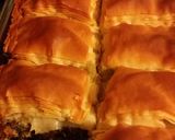 A picture of step 6 of Kale pie.