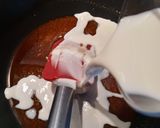 Karamellkrém tortába, tortakrém recept fázis 2 fotója