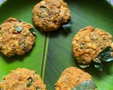 A picture of step 3 of Parippu Vada kearala special Tea Time snack.