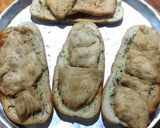 Foto del paso 7 de la receta: Suprema entre panes de estragón y ensalada de rúcula y parmesano