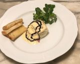 Foto del passaggio 3 della ricetta Tortino schiz e carpaccio di manzo affumicato e crema di latte