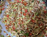 A picture of step 6 of Spring roll filling.