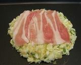 A picture of step 8 of Our Family's Recipe For Fluffy Light Okonomiyaki with Tofu.