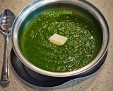 A picture of step 4 of Aloo Palak.