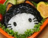 Black Cat Hello Kitty Halloween Bento Recipe by cookpad.japan - Cookpad