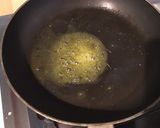 A picture of step 1 of Omelet with Rice, Emmental, and Parsley.