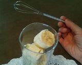 A picture of step 1 of Banana and Black Vinegar Soy Milk Smoothie.