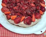 Foto langkah ke 6 dari resep Puding Cheesecake "Birthday Merah Putih to my sweet girl"❤️🤍😘.