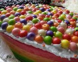 Foto langkah ke 9 dari resep Bolu Rainbow Kukus.