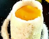 A picture of step 6 of SEMOLINA DHOKLA SHOT GLASS with MONGO RAS (ras - dhokla).